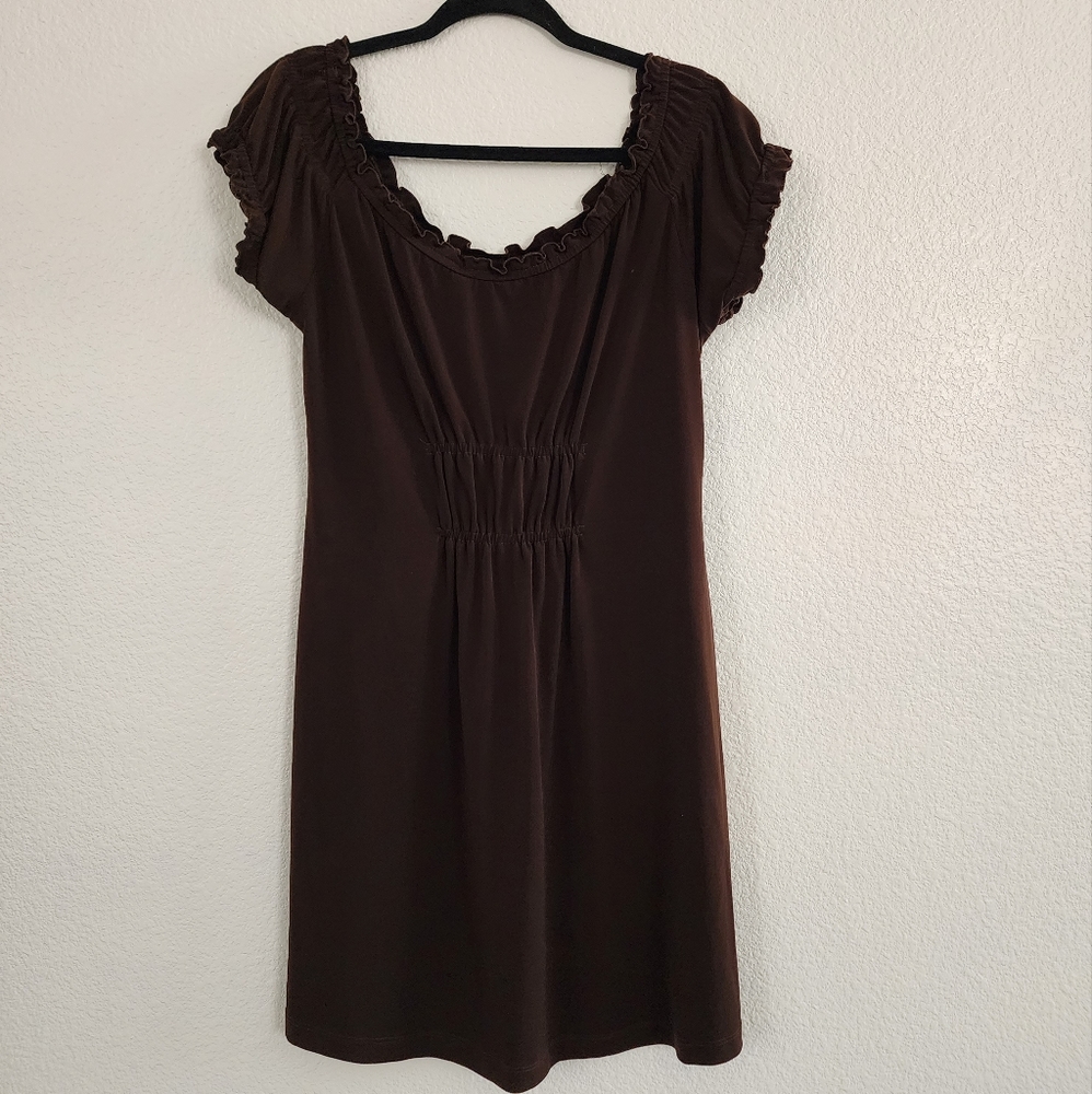 Connected brown dress sz 8P